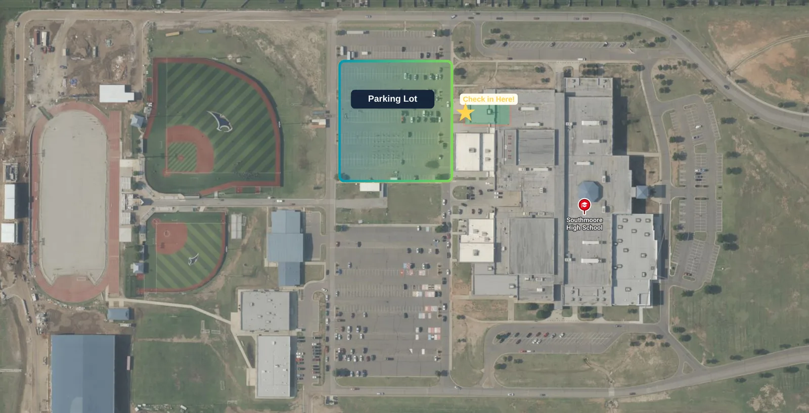Southmoore High School campus map
